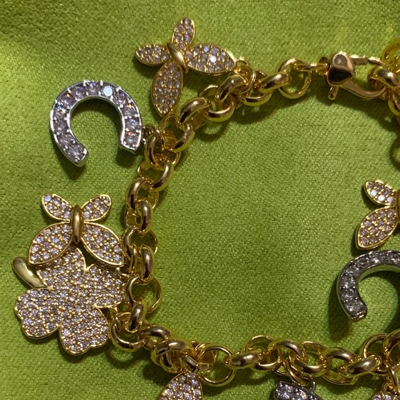 Kate Spade New York Pave Lucky Charm Statement Bracelet - Picture 3 of 5